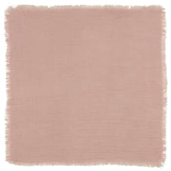 Bavlnený obrúsok Double Weaving Light Pink 40 x 40 cm