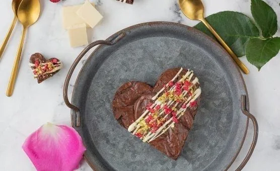 Sladký recept na Valentína: Brownies srdiečka