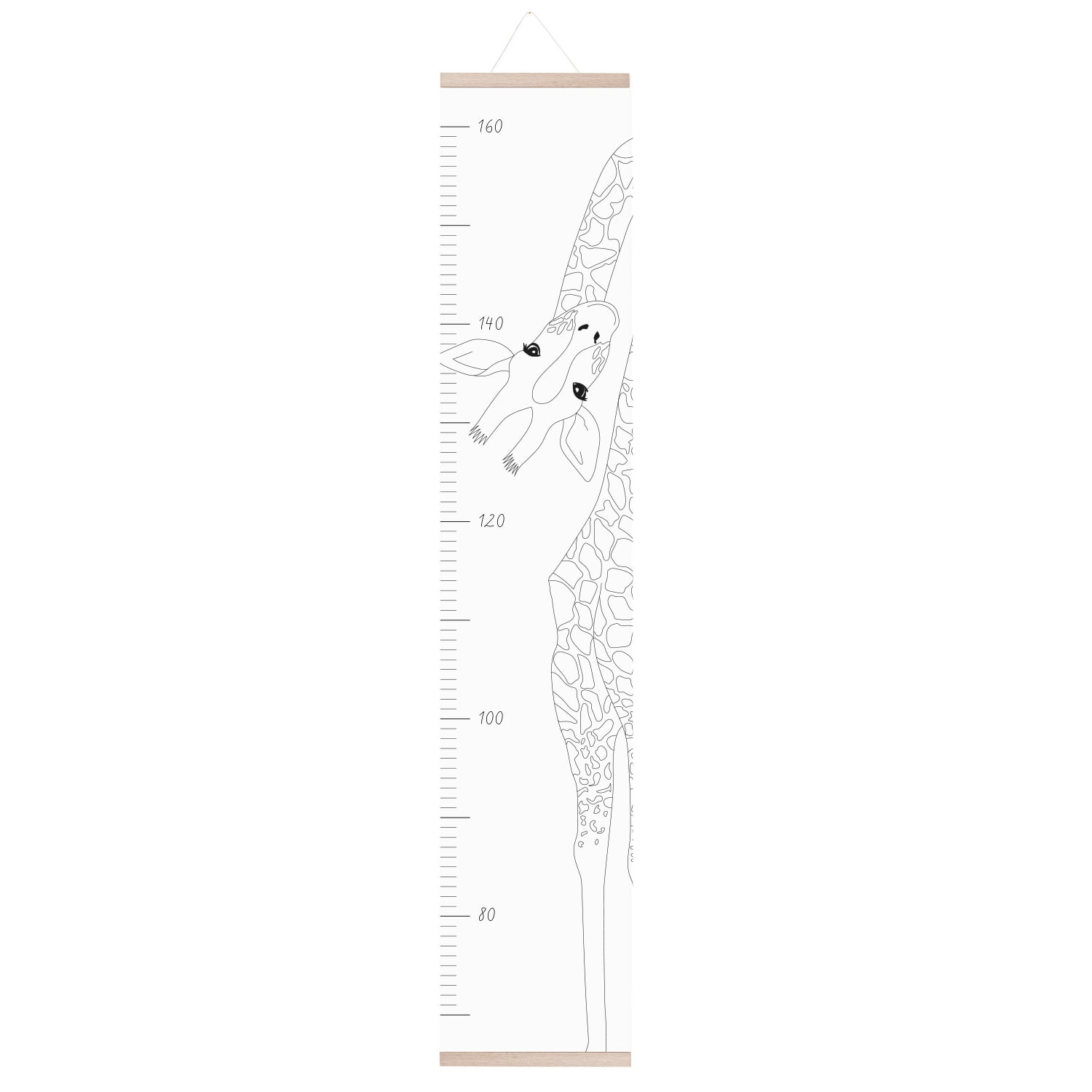Eulenschnitt Nástenný detský meter Giraffe