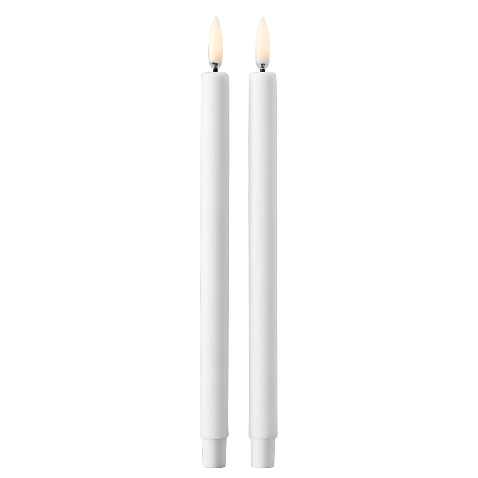 STOFF NAGEL Voskové LED sviečky White – set 2 ks