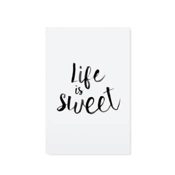 Pohľadnica Life is sweet