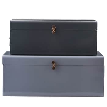 Kovový box Metal Blue/Grey