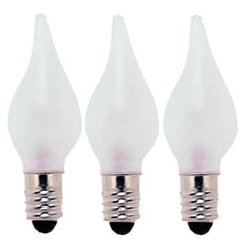 Náhradná žiarovka-plamienok E10 1,8 W - 3 ks