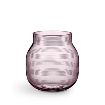 Sklenená váza Omaggio Plum 17 cm