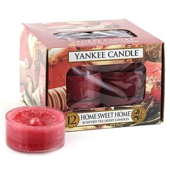 Čajové sviečky Yankee Candle 12 ks - Home Sweet Home