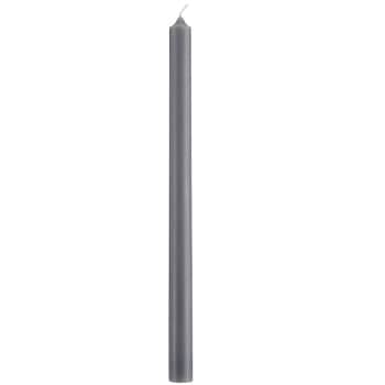 Úzka sviečka Dark grey 20 cm