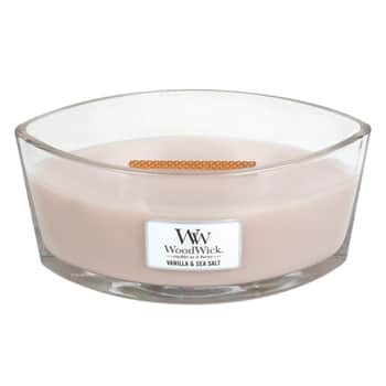Vonná sviečka WoodWick - Vanilka a morská soľ 454 g