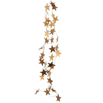 Vianočná girlanda Stars Brass - 250 cm