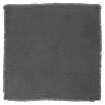 Bavlnený obrúsok Double Weaving Dark Grey 40 x 40 cm