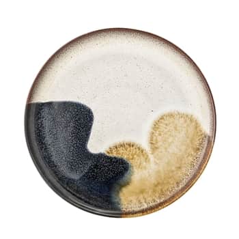 Kameninový tanier Jules Blue/Cream/Sand 28 cm