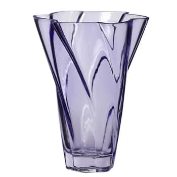 Sklenená váza Purple 18 cm
