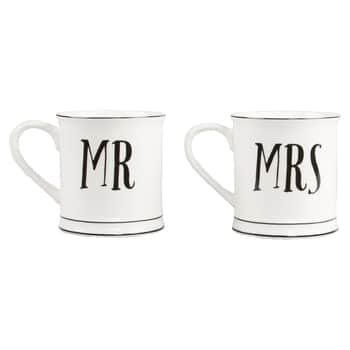 Porcelánový hrnček Mr & Mrs 350 ml