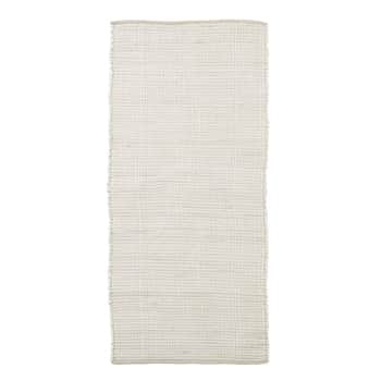 Bavlnený koberec Chindi White 160x70 cm