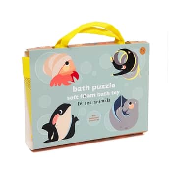 Penové detské puzzle do vane Sea Animals