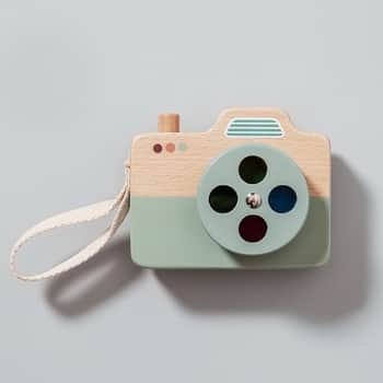 Drevený detský fotoaparát Mint