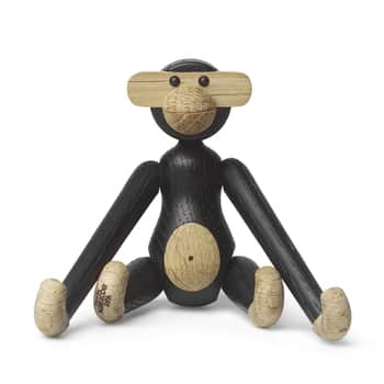 Drevená opička Monkey Mini Dark Oak 9,5 cm