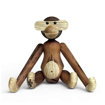 Drevená opička Monkey Mini Teak Limba 9,5 cm