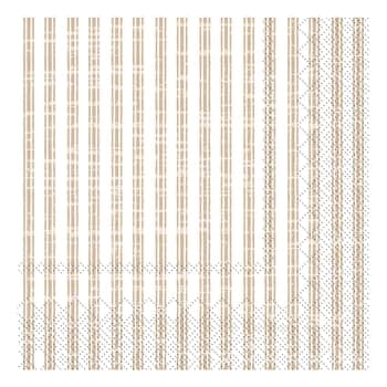 Papierové servítky Stripes Linen - 20 ks