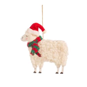 Vianočná ozdoba Sheep Red Hat