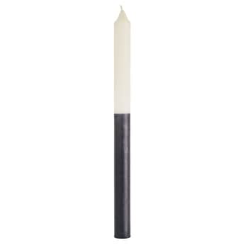 Vysoká sviečka Ivory/Black 29,5 cm