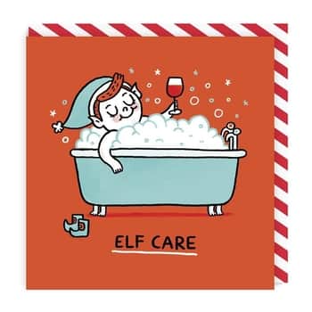 Vianočná pohľadnica Elf Care