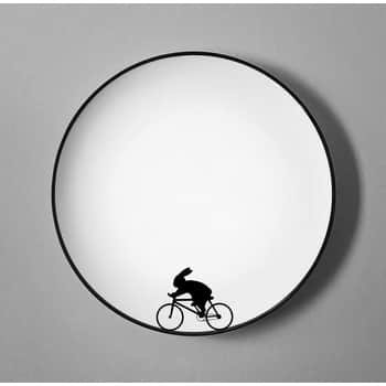 Porcelánový dezertný tanier Racing Bike Rabbit 20,5 cm