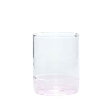 Pohár na vodu Kiosk Clear/Pink 380 ml