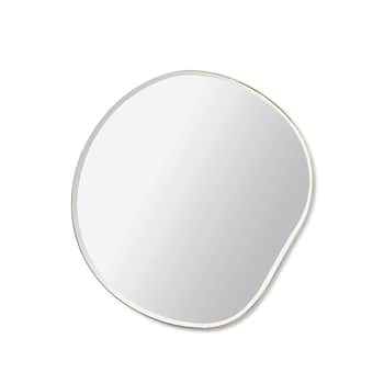 Dizajnové nástenné zrkadlo Pond Brass - small