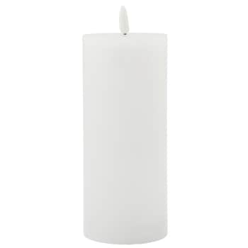 Vosková LED sviečka White 17,5 cm