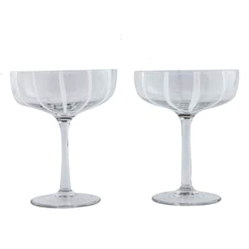 Pohár na šampanské Mizu Glass Clear 230 ml - set 2 ks