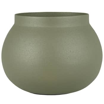 Kovový kvetináč/váza Dusty Green 8 cm