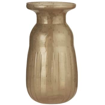 Sklenená váza Hyacinth Pebbled Glass Honey