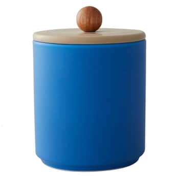 Porcelánová úložná dóza Treasure Jar Blue/Beige
