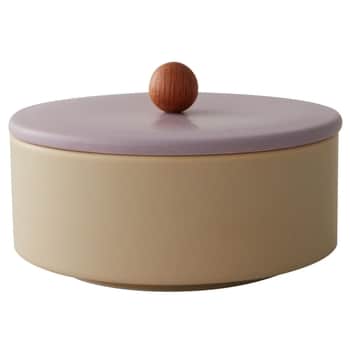 Porcelánová úložná dóza Treasure Bowl Beige/Lavender