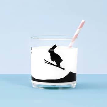 Plastový pohár Ski Jumping Rabbit 250 ml