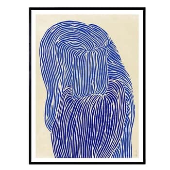 Autorský plagát Deep Blue by Rebecca Hein 50x70 cm