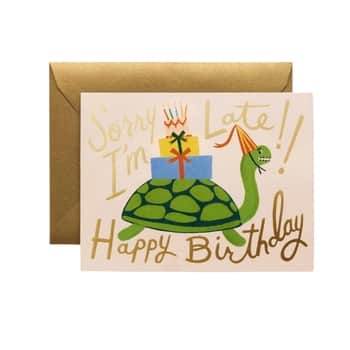 Blahoželanie k narodeninám Turtle Belated