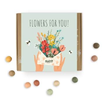 Darčeková kolekcia semienok divokých kvetov Flowers for you Medium - 9 ks