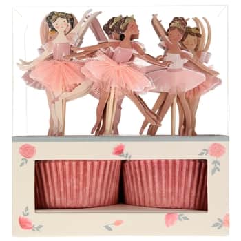 Súprava na pečenie cupcakes Ballerina 24 ks