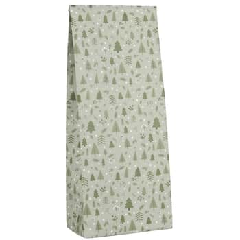 Papierové vrecko Green Christmas Forest 30,5 cm