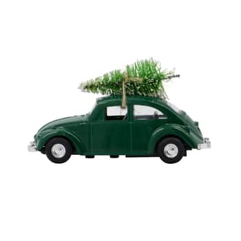 Vianočná dekorácia autíčko Mini Xmas Car Green