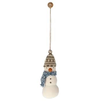 Závesná vianočná ozdoba Snowman Cotton 9 cm
