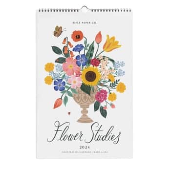 Nástenný kalendár Flower Studies 2024