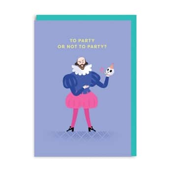 Prianie k narodeninám Shakespeare To Party