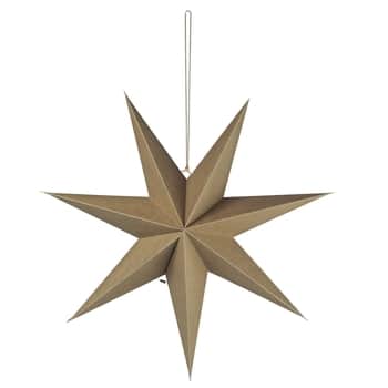 Závesná papierová hviezda Natural Stillenat Ø 60 cm