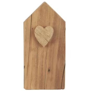 Dekoratívny drevený domček With Heart