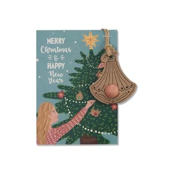 Semienka divokých kvetov Cone / Tree + vianočná kartička
