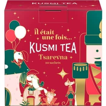 Vianočný bio čierny čaj Kusmi Tea Tsarevna - 20 vrecúšok