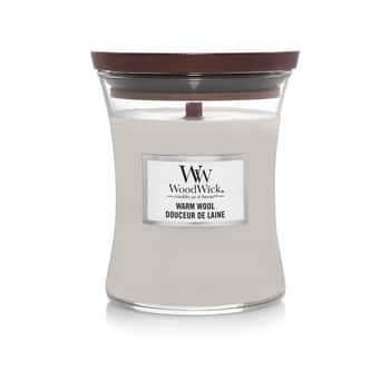 Vonná sviečka WoodWick - Warm Wool 275 g