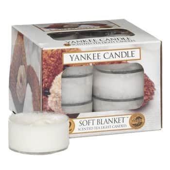 Čajové sviečky Yankee Candle 12 ks - Soft Blanket